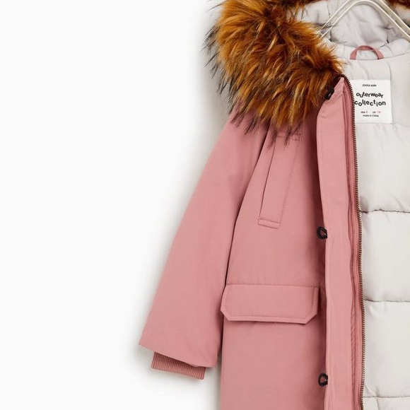 Zara | SORONA Puffer Jacket With Hood (FUR NOT INCLUDED) - Picture 3 of 6